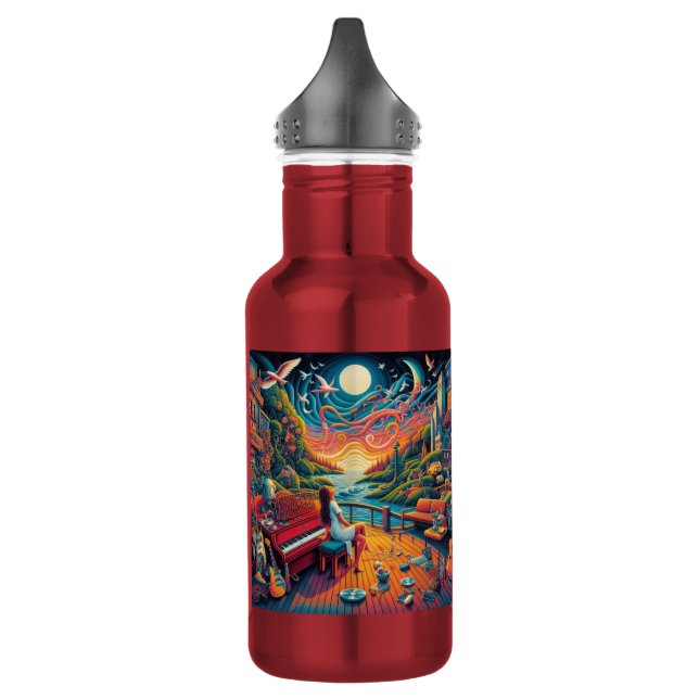 Botella De Agua Dreamy Riverfront Harmony (Izquierda)