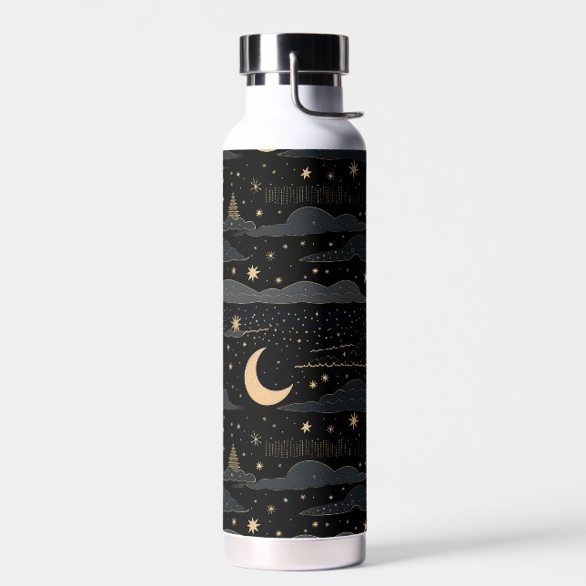 Botella de agua Dreamy Starry Night Sky (Izquierdo)