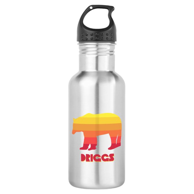 Botella De Agua Driggs Idaho Rainbow Bear (Anverso)