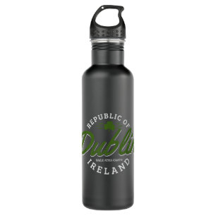 Botella De Agua Dublín Irlanda Shamrock St Patricks Day Green Sou