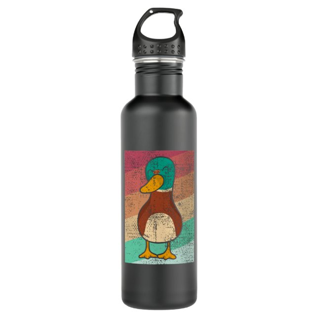Botella De Agua Duck Retro (Anverso)