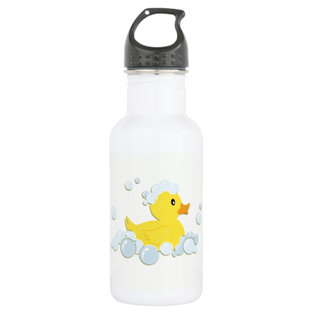 Botella De Agua Ducky de goma en burbujas (Anverso)