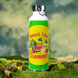Botella De Agua Dulce Como Fruta Linda De Acero Inoxidable De Vera