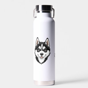 Botella De Agua Dulce Husky Puppy Siberian