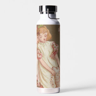Botella De Agua Dulce y Kitsch Vintage San Valentín, Niños con Cor