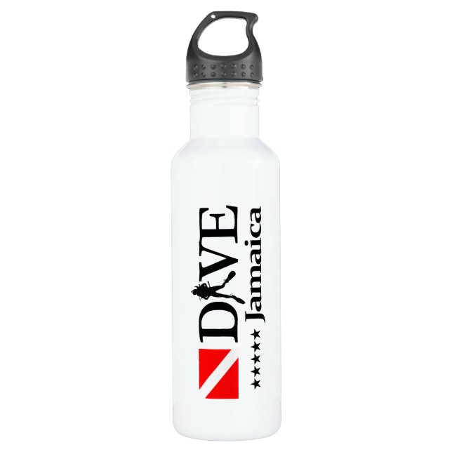 Botella De Agua DV4 de Jamaica (Anverso)