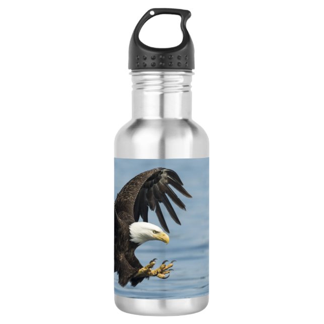 Botella De Agua Eagle en acercamiento (Anverso)