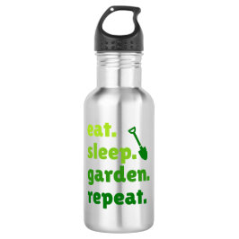 Botella De Agua Eat Sleep Garden Repeat Gardener Lover Gardener