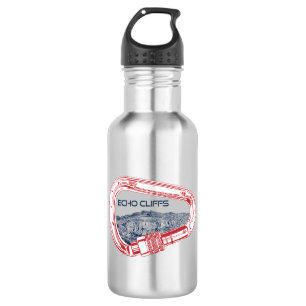 Botella De Agua Echo Cliffs California Rock Climber Carabiner