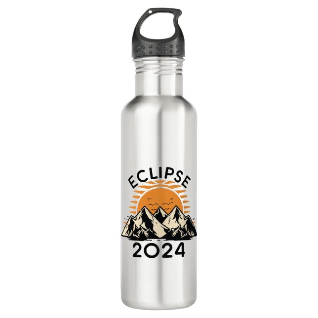 Botella De Agua Eclipse solar total 2024 (Anverso)