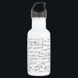 Botella De Agua Ecuaciones escritas mano //de la matemáticas<br><div class="desc">Dé las ecuaciones matemáticas escritas en una repetición blanco y negro,  inconsútil.  ¡Perfeccione el regalo para un profesor de matemáticas,  el contable,  o cualquier otro amante de la matemáticas!  Cada ecuación es mano escrita en una escritura incompleta con todo aseada.</div>
