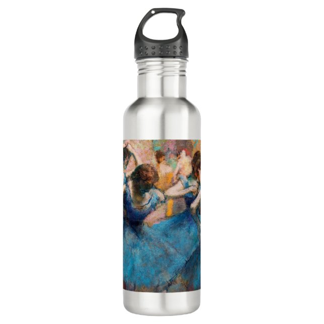 Botella De Agua Edgar Degas - Bailarinas de azul (Anverso)