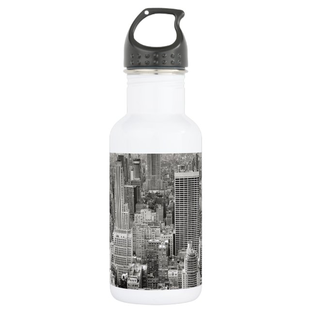 Botella De Agua Edificio Empire State de Manhattan, Nueva York (Anverso)