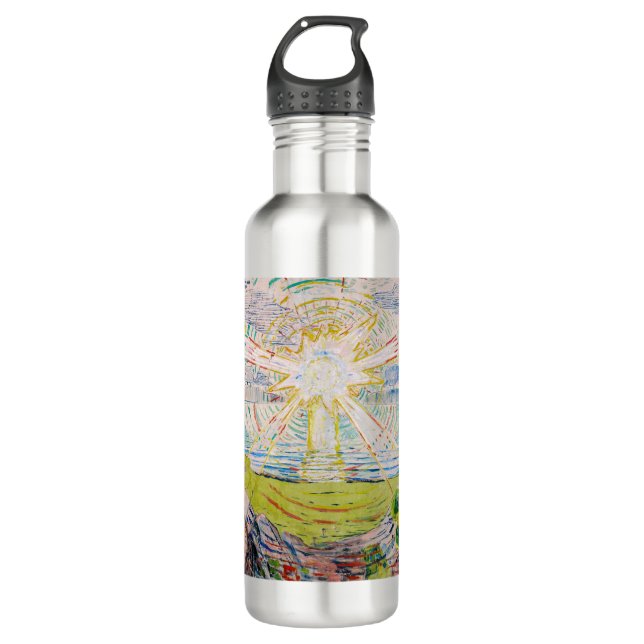 Botella De Agua Edvard Munch - The Sun 1910 (Anverso)