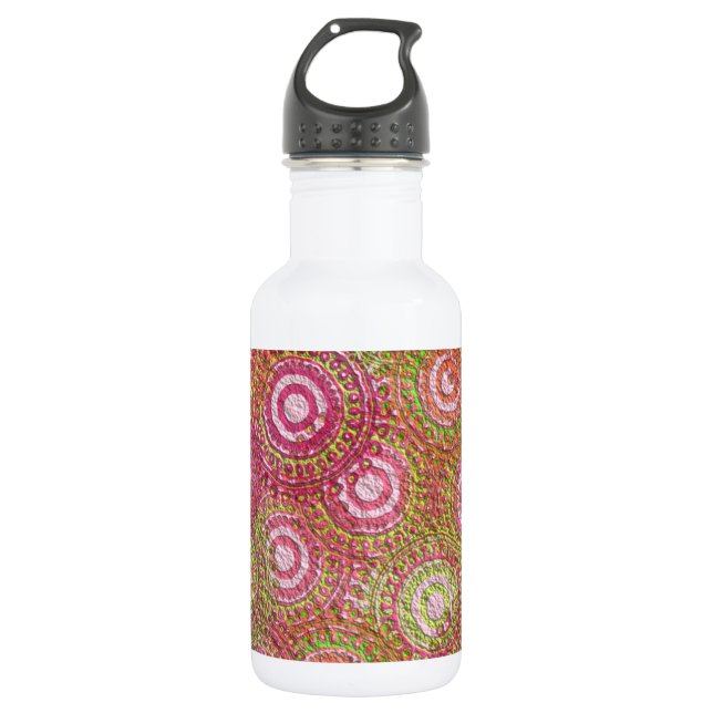 Botella De Agua Efecto de papel de desecho (Anverso)