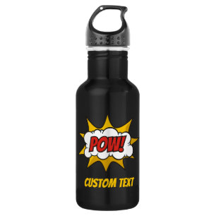 Botella De Agua Efecto de sonido de comic