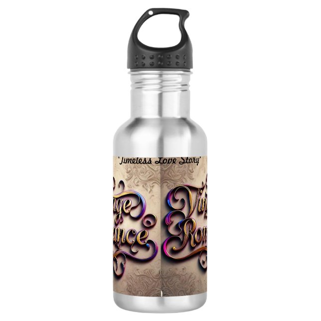 Botella De Agua "El abrazo del amor duradero" (Anverso)