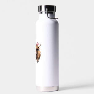 Botella De Agua El amante de las vacas solo es un Chica que ama la