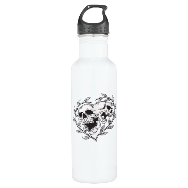 Botella De Agua El amante hasta la muerte nos hace (Anverso)