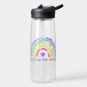 Botella De Agua El amor es todo lo que importa   Rainbow LGBTQIA+
