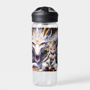 Botella De Agua El arte del guerrero y el dragón Chica