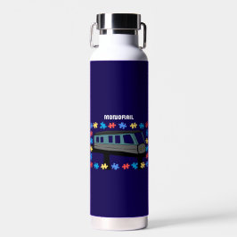Botella De Agua El autismo monorraíl del tren Asperger Sensorial