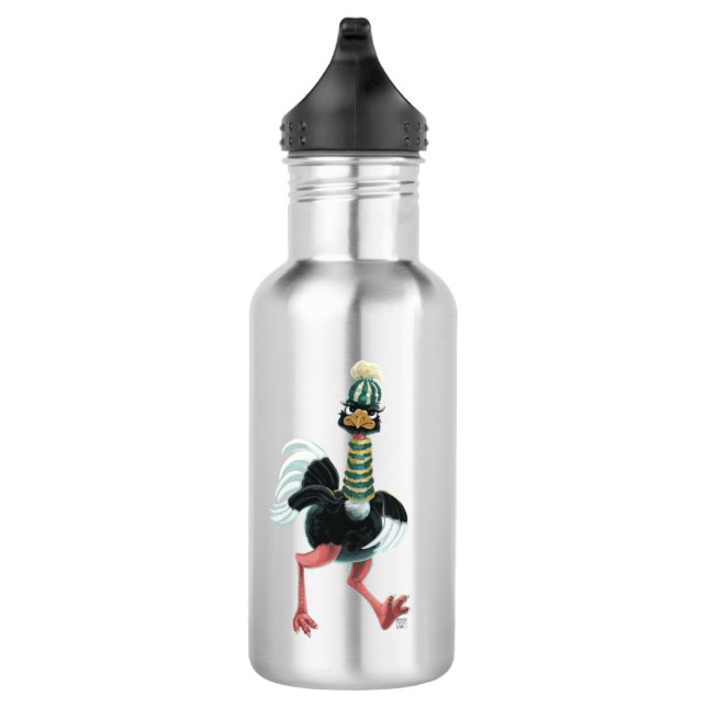 Botella De Agua El avestruz ártico en carrera (Derecha)