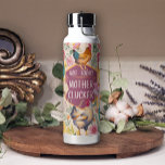 Botella De Agua El balancín floral divertido no es el pollo de hoy<br><div class="desc">Botella de agua de pollo.</div>
