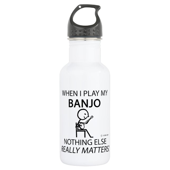 Botella De Agua El banjo nada más importa (Anverso)