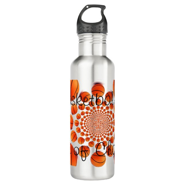 Botella De Agua El básquetbol, el juego de los campeones (Anverso)