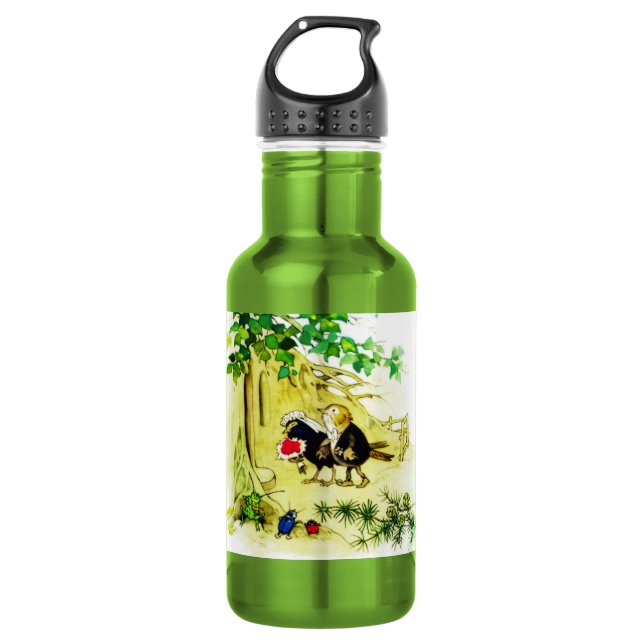 Botella De Agua El Boda de las aves (Anverso)