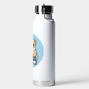 Botella De Agua El Bulldog Bateria Ritmos y Bulldog Grooves 