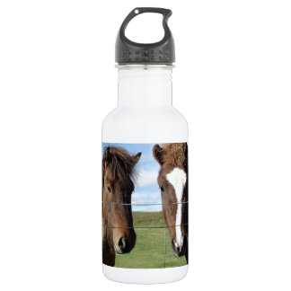 Botella De Agua El caballo islandés - amigo real