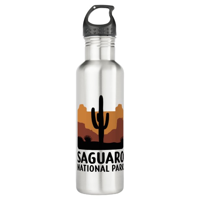 Botella De Agua El Cactus de Saguaro (Anverso)