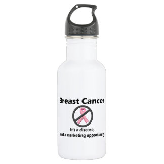 Botella De Agua El cáncer de mama es una oportunidad de marketing