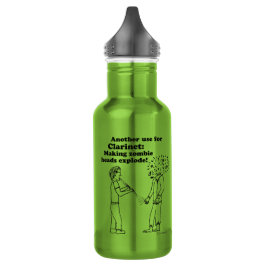 Botella De Agua El clarinete hace que los zombies exploten