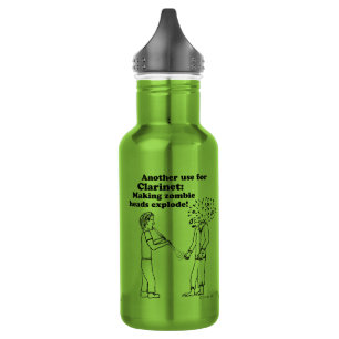 Botella De Agua El clarinete hace que los zombies exploten