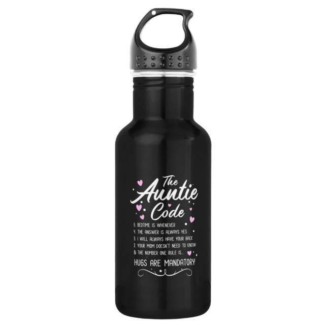 Botella De Agua El código de la tía (Anverso)