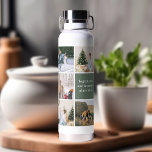 Botella De Agua El Collage de fotos Familiar Juntos Es Nuestro Fav<br><div class="desc">Este es un posible texto de marketing para una botella de agua con 11 collage de diseño cuadrado de fotos para la familia y 1 plaza a la izquierda con la cita Juntos es nuestro lugar favorito para ser: ¿Estás buscando un regalo único y personalizado para tus seres queridos? ¿Quieres...</div>