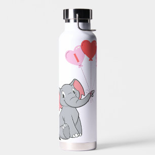 Botella De Agua el día de San Valentín lindo te quiero corazón