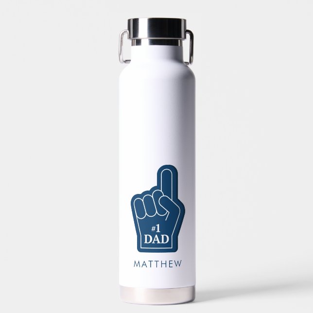 Botella De Agua El Día del Padre Personalizado Keepsake (Delantero)