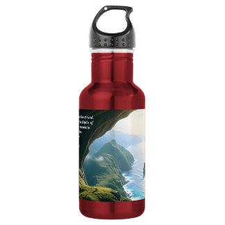 Botella De Agua Él es el Gran Dios, Dios y Verso de la Creación