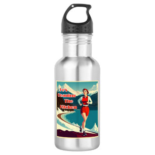 Botella De Agua Él está limpiando la cocina Sassy Runner