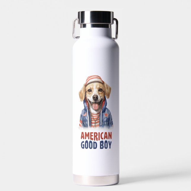 Botella De Agua El estadounidense GoodBoy Dog (Delantero)