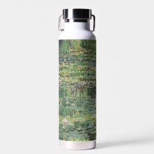 Botella De Agua El estanque Water-Lily, la pintura de aceite paisa