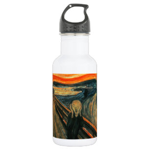 Botella De Agua El estribillo del arte expresionista moderno Edvar