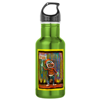 Botella De Agua El extremo está cerca