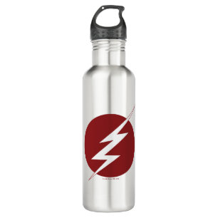 Botella De Agua El Flash   Logo de Lightning Bolt