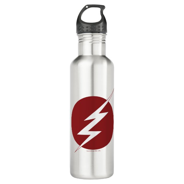 Botella De Agua El Flash | Logo de Lightning Bolt (Anverso)