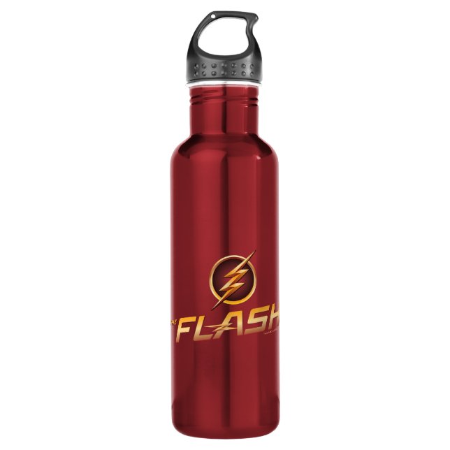 Botella De Agua El Flash | Logo de TV (Anverso)